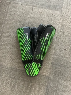 Used Century Martial Arts Shin Pads Green SM