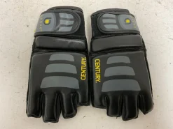 Used Century Martial Arts Gloves Black And Grey L/XL
