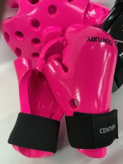 Used Century Martial Arts Head Gear Neon Pink Youth