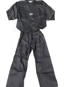 Used Century TKD YTH LARGE GI SET Martial Arts Black LG