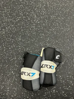 Used Champro LRX7 ARM PAD Lacrosse Arm Pads/Guards Grey SM