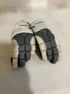 Used Champro LRX7 Lacrosse Gloves Mens White MD