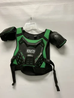 Used CHEST PROTECTOR JR Junior Neck Brace Green