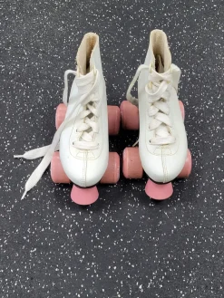 Used Chicago Child Roller Quad Skates White Youth 11.0