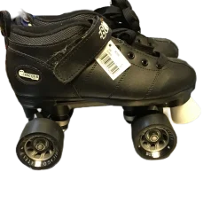 Used Chicago Skates Bullet Quad Men's Speed Roller Skates Black Senior 5