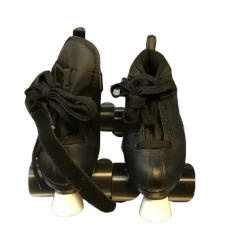 Used Chicago Skates Bullet Quad Men's Speed Roller Skates Black Senior 5