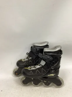 Used CYCLONE 10-13 Junior Aggressive Skates Black Adjustable