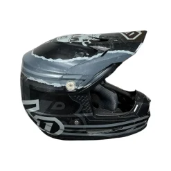 Used 6D Adult Motocross Helmet Black XL
