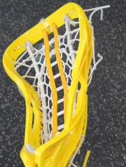 Used DeBeer RAPTURE Womens Lacrosse Head Yellow