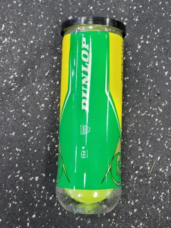 Used Dunlop CHAMPIONSHIP HARD COURT 3-ball Tennis Canister
