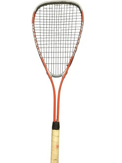 Used Dunlop MAX TI Adult Squash Racquet Red Unknown