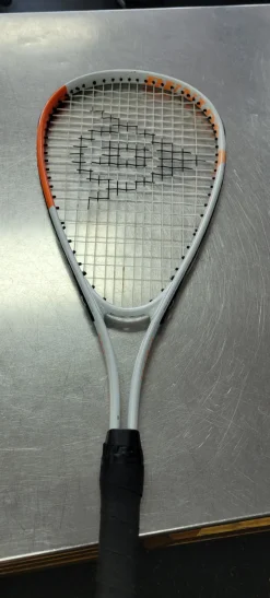 Used Dunlop PLAY Junior Squash Racquet White 3 3/8"