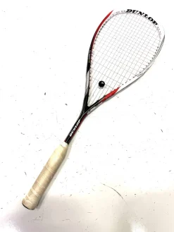Used Dunlop PRO LITE BIOMIMETIC Adult Squash Racquet White Unknown