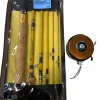 Used EAGLE CLAW EC2 FLY ROD Rod and Reel Combo