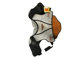 Used Easton SYNERGY Lacrosse Rib Pads White MD