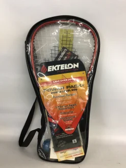 Used Ektelon POWER PACK PL 900 Adult Racquetball Racquet Navy Blue 3 3/8"