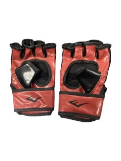 Used Everlast Martial Arts Gloves Red XL