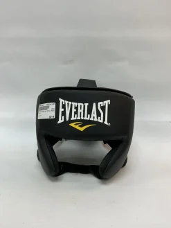 Used Everlast Martial Arts Head Gear Black