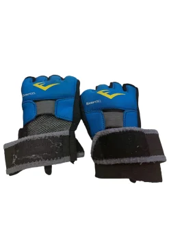 Used Everlast Martial Arts Gloves Royal Blue MD