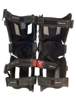 Used EVS RS9 KNEE GUARDS Adult Knee Guard Black LG
