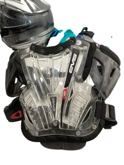 Used EVS VEX MOTO CHEST PLATE Junior Roost Protector Black