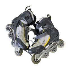 Used Fila PRIMO COMP SZ 8 SKATES Senior Rec Fitness Skates Grey Senior 8