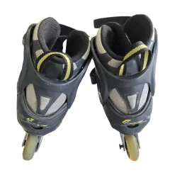 Used Fila PRIMO COMP SZ 8 SKATES Senior Rec Fitness Skates Grey Senior 8
