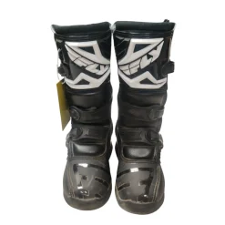 Used FLY MAVERIK Motocross Boots Black Youth 04