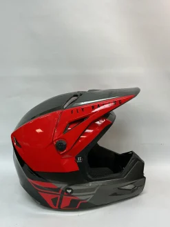 Used FLY RACING HELMET RED Adult Helmet Red XS