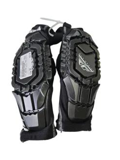 Used FLY RACING LITE KNEE PADS Adult Knee Guard Black SM