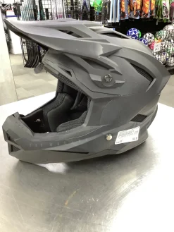 Used FLY RACING MOTOCROSS HELMET Adult Helmet Black MD