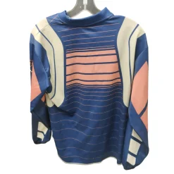Used Fox Adult Motocross Top Navy Blue Medium