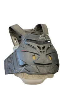 Used Fox CHEST PROTECTOR Kidney Belt Black LG