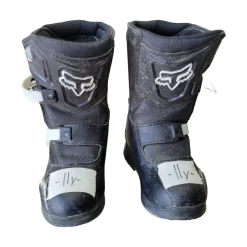 Used Fox COMP 5K BOOTS YTH 11 Junior Boots Black Youth 11.0