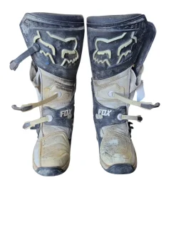 Used Fox COMP R BOOTS Mens Boots White Senior 12