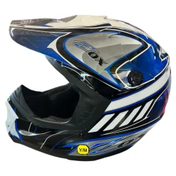 Used Fox DECOY Junior Helmet Navy Blue MD