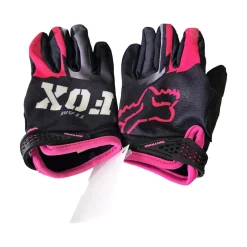 Used Fox DIRTPAW YOUTH SMALL MOTOCROSS GLOVES Junior Gloves Black 6"