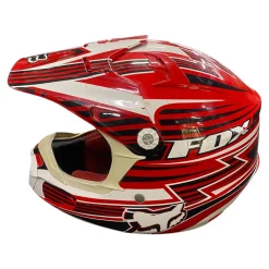 Used Fox Junior Helmet Red LG