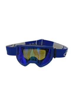 Used Fox MOTO GOGGLES Adult Eyewear Royal Blue