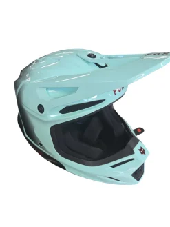Used Fox NEW V3 DRIP ADULT MOTOCROSS HELMET Adult Helmet Turquoise LG