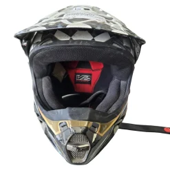 Used Fox PILOT V2 JR MOTOCROSS HELMET Junior Helmet Black SM