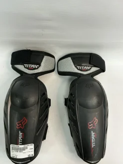 Used Fox TITAN RACE Junior Knee Guard Black LG