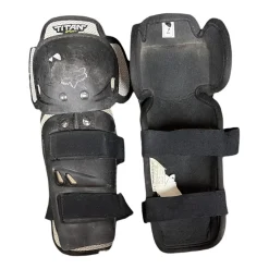 Used Fox TITAN SHIN PAD Adult Black Small