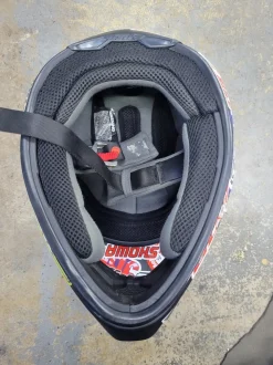 Used Fox V1 DOT LG Motocross Helmets