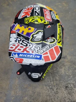 Used Fox V1 DOT LG Motocross Helmets