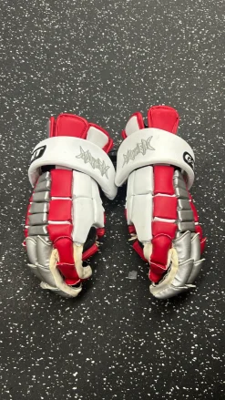 Used Gait MAYHEM Lacrosse Gloves Mens Red LG