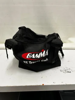 Used Gamma Sports EZ TRAVEL CART BAG ONLY Tennis - Hopper Black