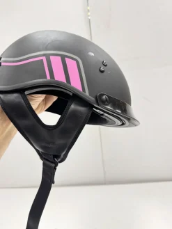 Used GMAX 65 S MOTOCYCLE HELMET Adult Helmet Black SM