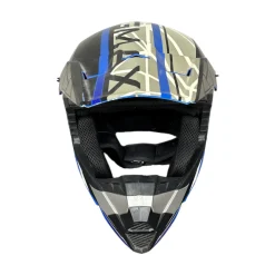 Used GMAX MX-46Y Junior Motocross Helmet Royal Blue Medium