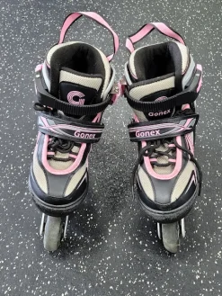 Used GONEX ROLLER BLADES Junior Aggressive Skates Black Junior 01